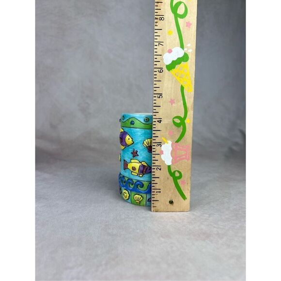 Vintage Sue Zipkin Zippy Fish Bathroom Toothbrush Holder Beach Fish Theme - Picture 6 of 6